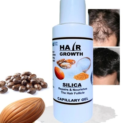 Hair Loss Growth Capillary Gel Silica Cactus Horsetail Rice Almond Oil  ALKAVITA - Image 1 of 4