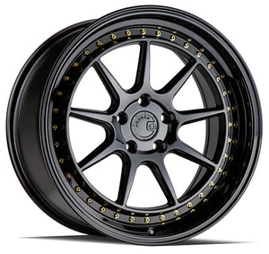 (1) 19x8.5 Flow Forged Aodhan DS-X 5x114.3 +35 Gloss Black Wheel - Picture 1 of 3