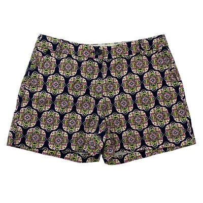 Pantalones Cortos Chinos Crown & Ivy Multicolor Geométrico Medallón Talla 8 Algodón Spandex Foto 1 de 4