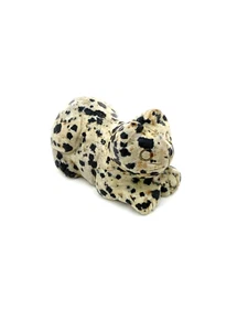 Statuina gatto intagliata con pietra preziosa diaspro dalmata naturale, 25,63 g (0,90 oz) - Foto 1 di 2
