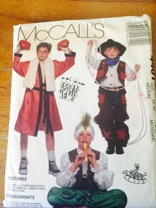 McCalls Chrildren's Costume 4461 Boxer Cowboy Pirate Sheik Karate Size 2-12 - Picture 1 of 2