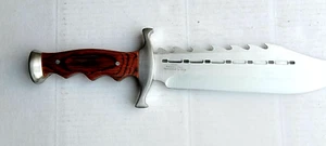 "SINFUL SPIKED BOWIE"  TIMBER RATTLER WITH NYLON SHEATH  (TR83): United Cutlery. - Picture 1 of 11