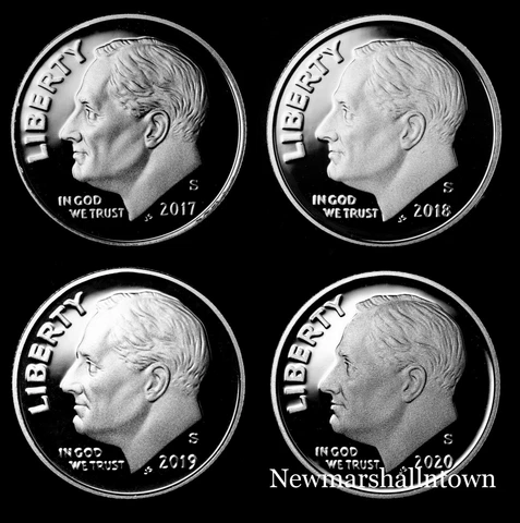 2017 2018 2019 2020 S Roosevelt Silver Proofs ~ From Mint Silver Proof Sets Cover