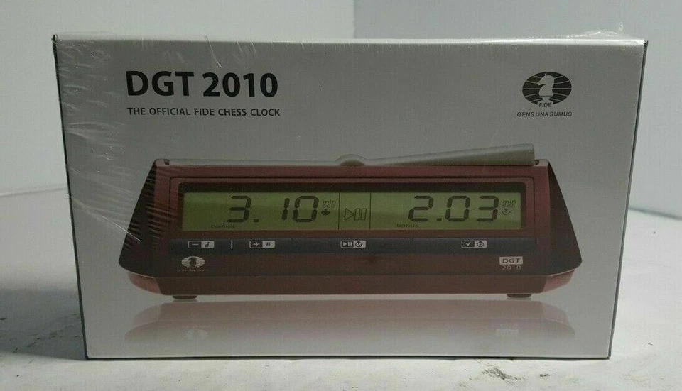 DGT 2010 Digital Chess Clock and Game Official FIDE Timer  - Image 1 of 1