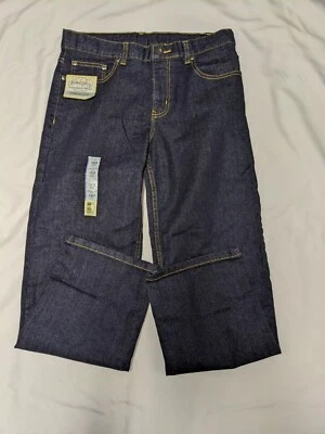 Pantalones de mezclilla para niños nuevos con etiquetas descoloridos gloria cintura recta ajustable Tg 14 Husky Meas 31,5x28 Foto 1 de 4
