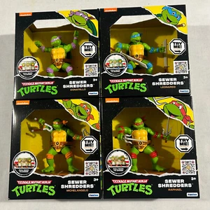 Teenage Mutant Ninja Turtles Sewer Shredders Figures 2023 Set of 4 Brand New - Picture 1 of 8