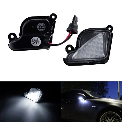 2x SMD LED Spiegel Umfeldbeleuchtung Weiß für Skoda Octavia II III Superb II - Bild 1 von 4