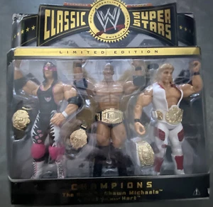 WWE Classic Superstars Limited Ed Champions The Rock, Bret Hart, Shawn Michaels - Bild 1 von 18