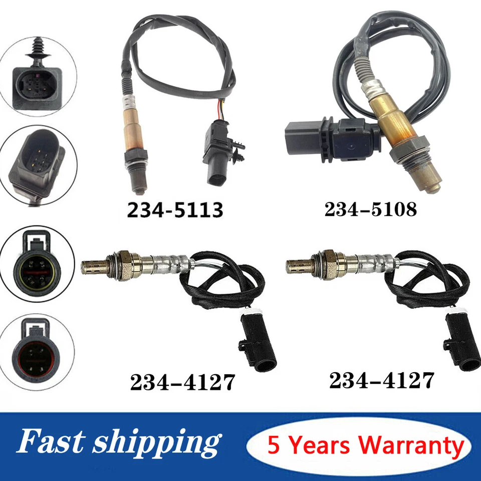 Sensor de oxígeno 4 piezas arriba+abajo para Ford F-150 2009-2010 y Lincoln Navigator 09-2011 Foto 1 de 4