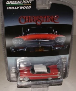 GREENLIGHT HOLLYWOOD CHRISTINE 1958 PLYMOUTH FURY, EVIL VERSION, 1:64, NIB - Picture 1 of 5