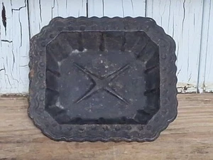 Antique Cast Iron Victorian Hall Tree Umbrella Drip Pan Replacement Scalloped - Picture 1 of 9