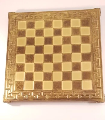Art  Chess Board - Bronze Material - Oxidized Board NWT - Image 1 of 4