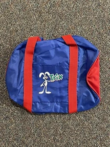 Deadstock Vintage Trix Cereal Duffel Bag General Mills Promotional Rabbit Rare - Picture 1 of 4