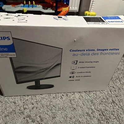 Philips 241V8LA 23.8" FHD VA LCD Monitor - Black - 241V8LA/00 - Image 1 of 2