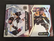 2017-18 UPPER DECK UD SYNERGY ANDERS BJORK 2 CARD LOT IMPACT PLAYERS + ROOKIE RC