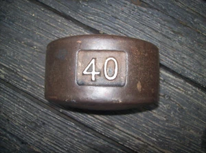 1/2 40 YORK BARBELL BLOB ALLENAMENTO ALLENAMENTO PIZZICO IMPUGNATURA STRONGMAN MANUBRI - Foto 1 di 2