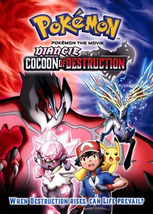 POKÉMON THE MOVIE: DIANCIE AND THE COCOON OF DESTRUCTION NEW DVD - Picture 1 of 1