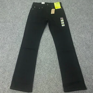 Levis 527 Jeans Mens 29x32 Black Slim Bootcut Stretch Flex Dark Wash NWT - Picture 1 of 17