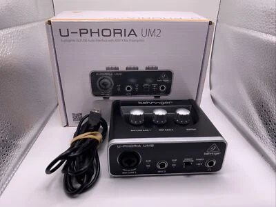 Behringer U-Phoria UM2 USB Audio Interface - Image 1 of 3