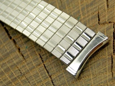 Bulova Vintage NOS Unused Stainless Steel Expansion 19mm Watch Band Bracelet - Image 1 of 3