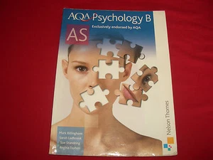 AQA PSYCHOLOGY B AS ENDORSED BY AQA BY NELSON THORNES - Picture 1 of 4