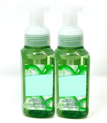 2 BATH & BODY WORKS CUCUMBER MELON GENTLE & CLEAN FOAMING HAND SOAP 8.75 OZ NEW - Image 1 of 4