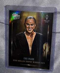 Ewa Pajor /50 Gold Foil 2025 Ballon d'Or Topps NOW - Card 4 - Picture 1 of 2