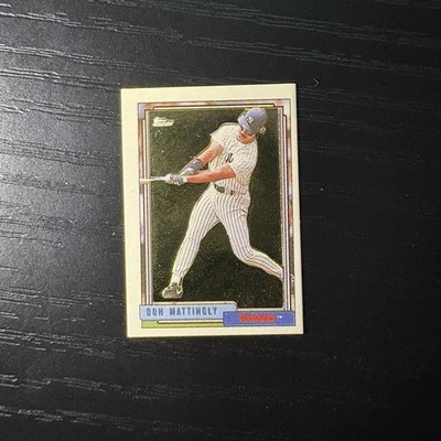 Don Mattingly 1992 Topps Micro Mini Gold #300 - Image 1 of 2