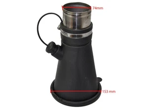 Abgastrichter für PKW für Abgasabsauggerät Abgasabsauganlage - Imagen 1 de 2