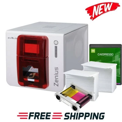 Evolis Zenius  ID Card Printer Single Sided USB 300 dpi Printhead - Image 1 of 4