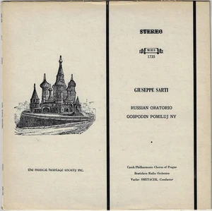 Giuseppe Sarti, Czech Philharmonic Chorus, Slovak Radio Symphony Orchestra, Vác - Picture 1 of 5
