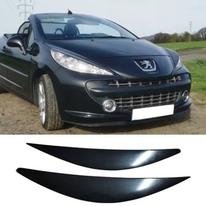 Juego embellecedores faros Mal de ojo ABS adecuado para PEUGEOT 207 CC 2006-2012 - Imagen 1 de 1