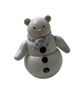 Figura de plástico American Girl Bitty Baby muñeco de nieve de 3" con sonidos de campana tintineante - Imagen 1 de 7