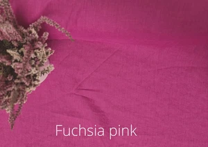 Fuchsia Pink Linen Fabric by the Yard – Sewing, Home Decor, Apparel & Crafts - Picture 1 of 59