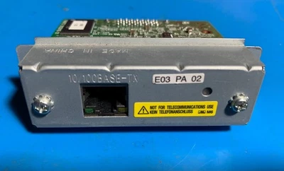Epson M252A E03 PA 02 10/100 Ethernet Interface Card free shipping - Image 1 of 3