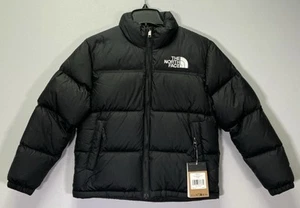 The North Face 1996 Retro Nuptse Kid's Size L (12) Black Down Puffer Jacket NWT - Picture 1 of 7