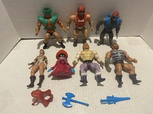 Lote De 7 Figuras De Colección MOTU Orko Fisto Zodak Tri Klops Stratos Teela Adam - Imagen 1 de 21