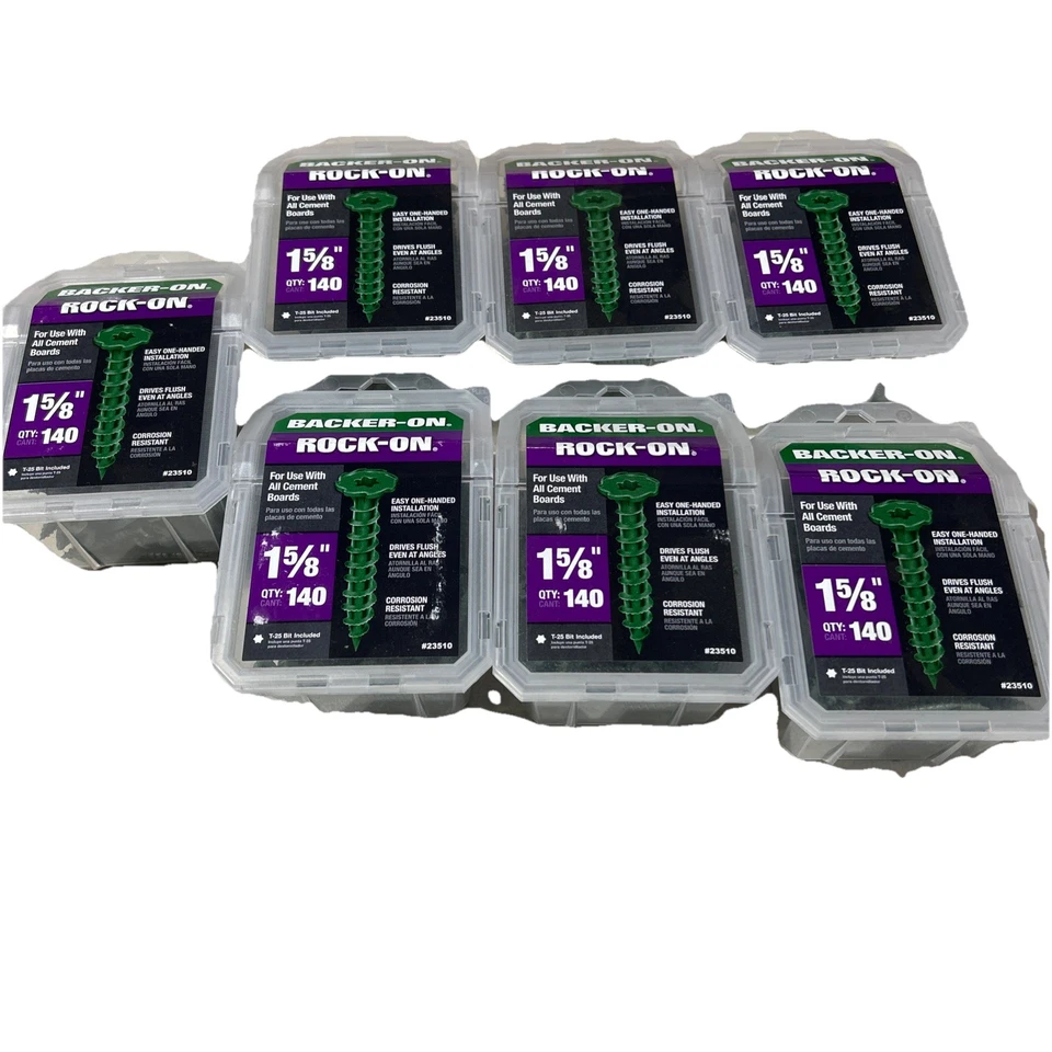 Backer-On Rock-On Cement Board Screws #9 -5/8" 140-PK - 23510