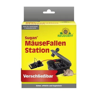 Neudorff Sugan Mäusefallen Station - Köderbox mit Mausefalle - Mäuse Bekämpfung - Bild 1 von 4
