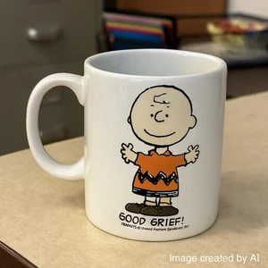 Innovative Designs Peanuts Charlie Brown Good Grief Coffee Cup Mug - Picture 1 of 3