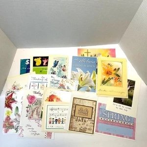 Vintage Greeting Cards Christmas, Easter, Friends and Blanks Lot of 67 - Picture 1 of 5