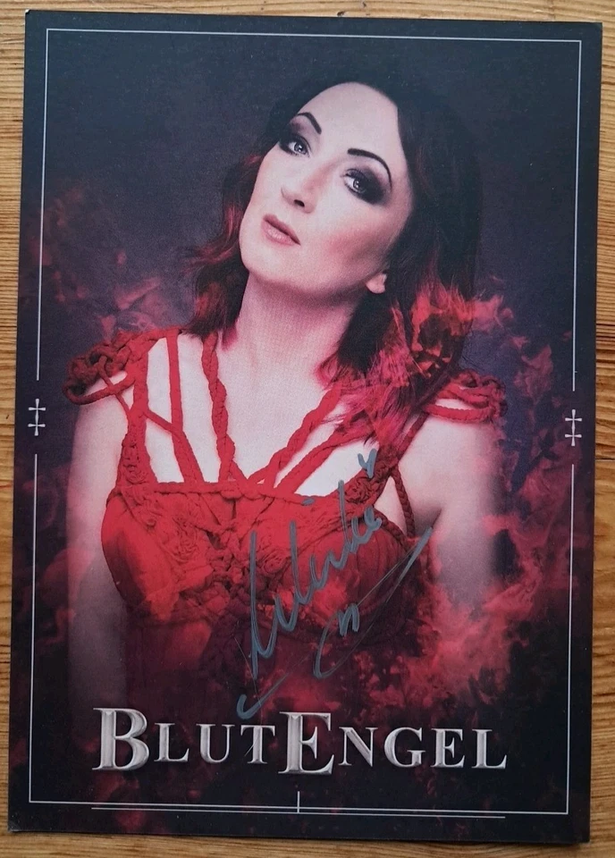 Blutengel Orig Autogramm signiert Musik Rock 2025 unGott - AK - Bild 1 von 1