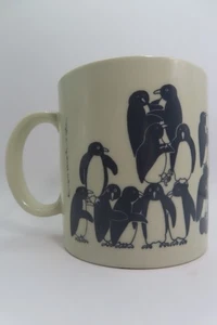 Taza de café/té traviesa Taylor and Ng Penguin 1979 color raro vintage - Imagen 1 de 17