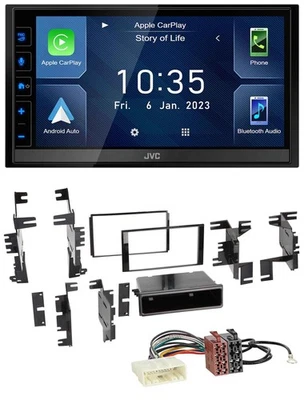 JVC DAB Bluetooth MP3 USB 2DIN Autoradio für Nissan Versa ab 07 Xterra ab 13 - Bild 1 von 4