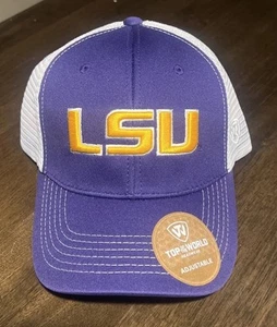 LSU Tigers Top Of The World Trucker Hat Adjustable NEW NWT - Picture 1 of 5