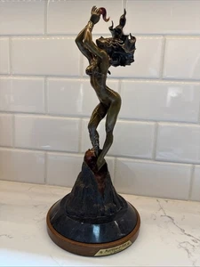 Señora del Fuego - por Boris Vallejo - Fantasía Bronce - Franklin - Imagen 1 de 10