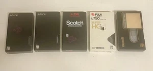 5 Betamax Type Video Tapes. Sony -Fugi -Maxell - Picture 1 of 5