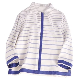 HERMES Hemd Margiela Periode Bluse Langarm Seide Oberteile Damen Made in France - Bild 1 von 7