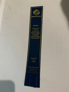 Girl Scouts Of USA Girl Scout Promise Made England Leder Lesezeichen TCGSC - Bild 1 von 5