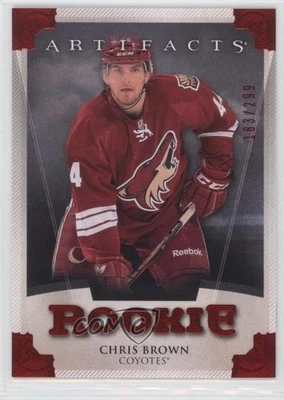 2013-14 Upper Deck Artifacts Rookies Ruby /299 Chris Brown #158 Rookie RC - Image 1 of 2